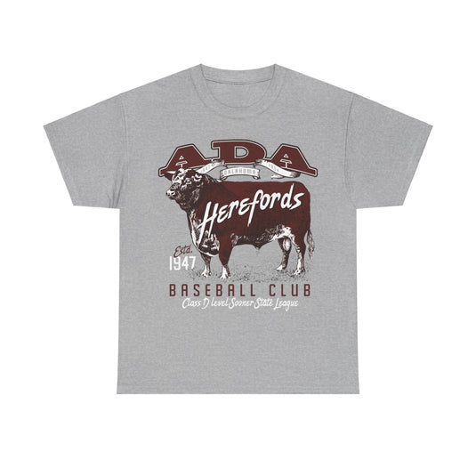 Ada Herefords 1947 Oklahoma Baseball T-shirt