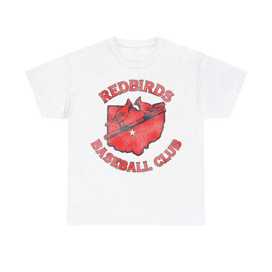 Columbus Redbirds Nostalgic Retro Baseball Team T-shirt