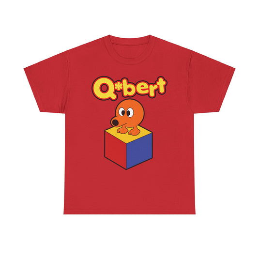 Qbert Logo Video Game Nostalgic T-shirt