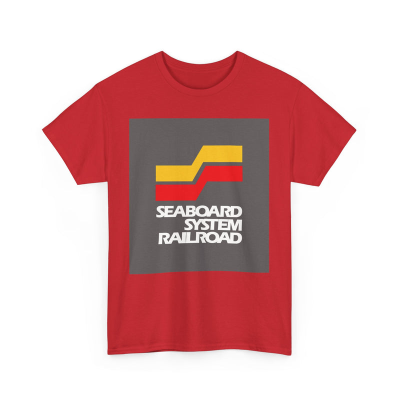 Load image into Gallery viewer, Seaboard System Railroad Logo Vintage Train Railway T-Shirt

