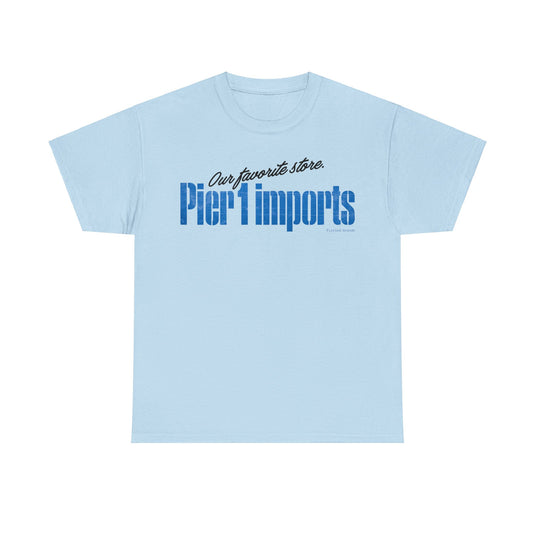 Pier 1 Imports Retail Store Nostalgic Retro Logo T-shirt