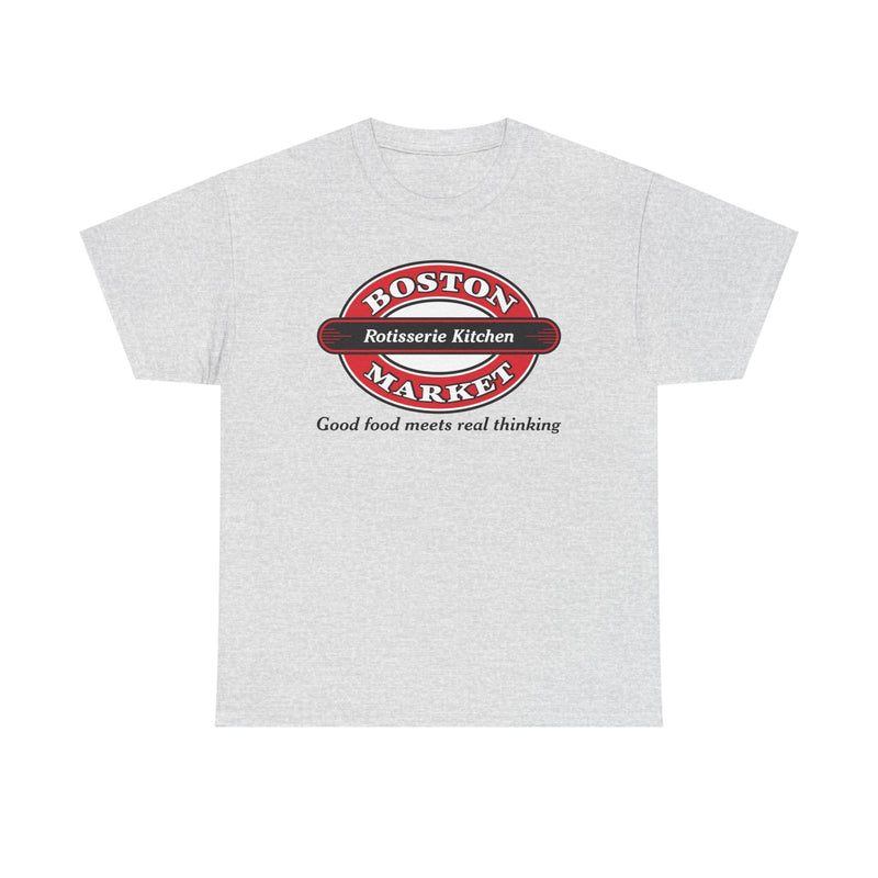 Load image into Gallery viewer, Boston Market T-Shirt Defunct Rotisserie Kitchen Good Food Meets Real Thinking

