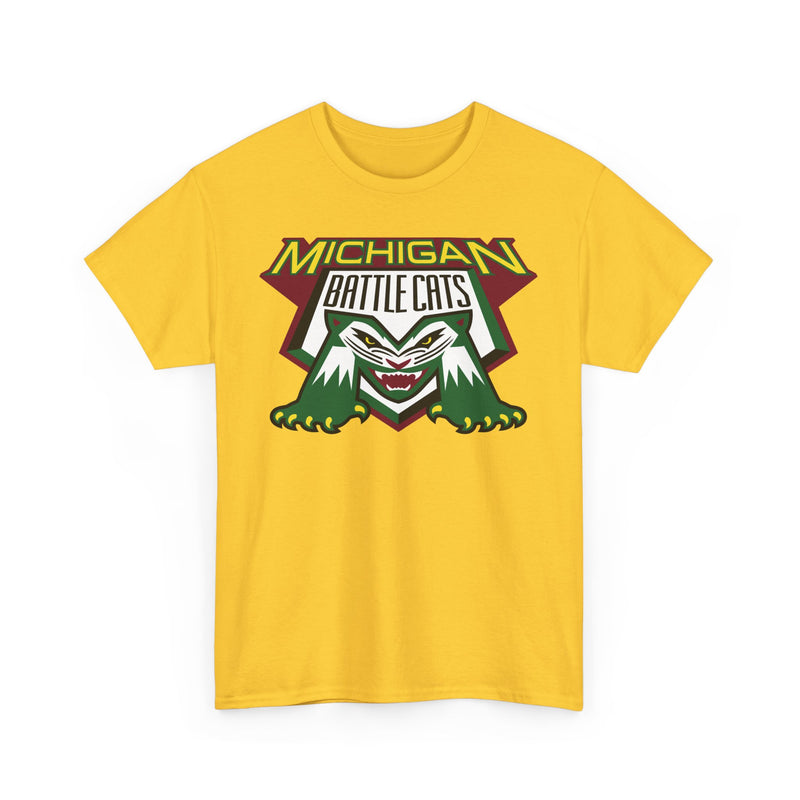 Load image into Gallery viewer, Michigan Battle Cats Midwest League 1995-2002 Baseball T-shirt
