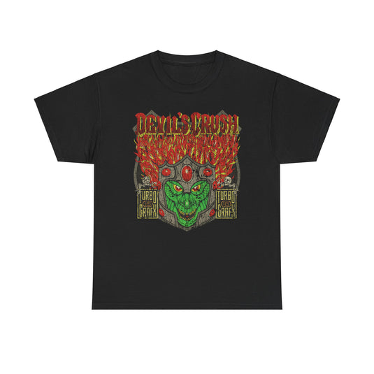 Devils Crush 1990 Turbografx Video Game Pinball T-shirt