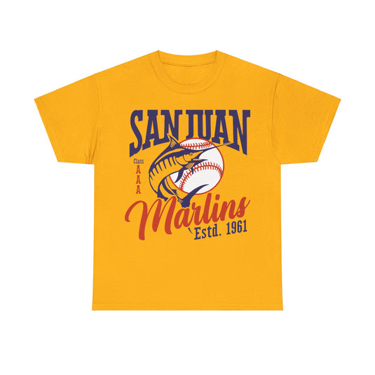 San Juan Marlins Est 1961 Basbeall Team T-shirt