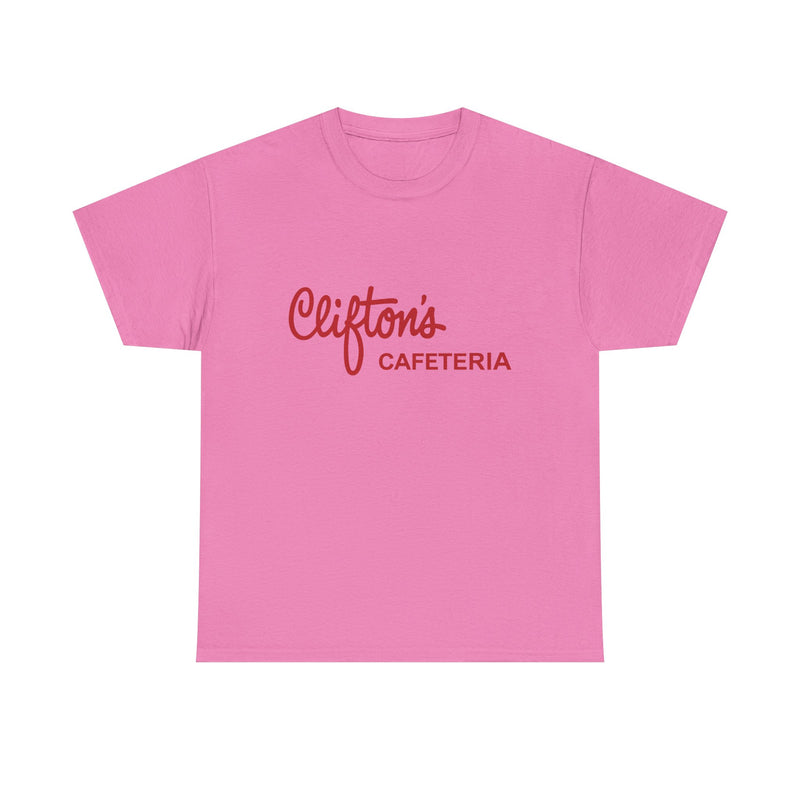 Load image into Gallery viewer, Clifton's Cafeteria T-Shirt - Cafeteria Restaurant Industry Defunct Logo Tee
