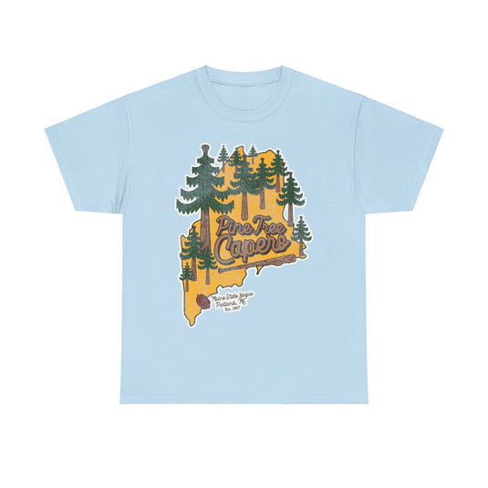 Portland Pine Tree Capers Oregon Retro Baseball Team T-shirt