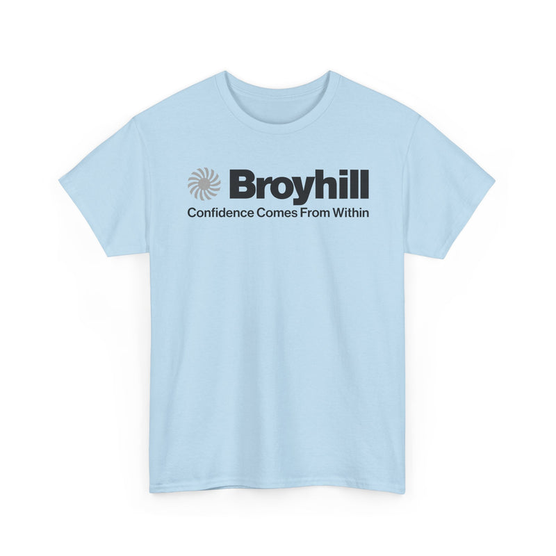 Load image into Gallery viewer, Broyhill T-Shirt Defunct Furniture Company Confidence Comes From Within Tee
