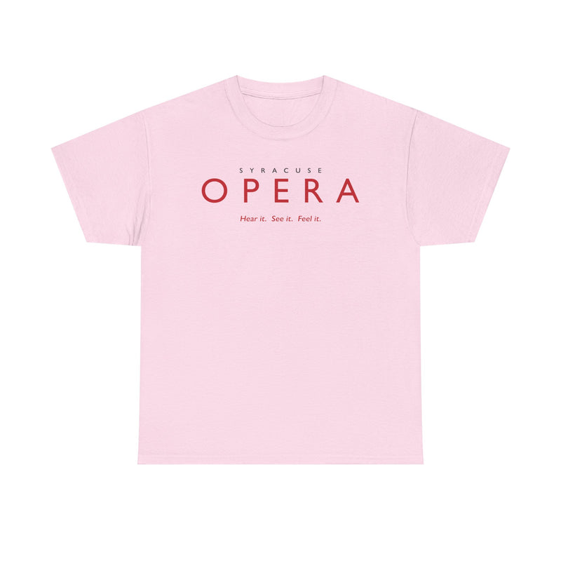 Load image into Gallery viewer, Syracuse Opera T-Shirt Defunct Opera Company Bankrupt Logo Tee
