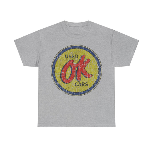 OK Used Cars 1925 Automotive Distressed Print T-shirt