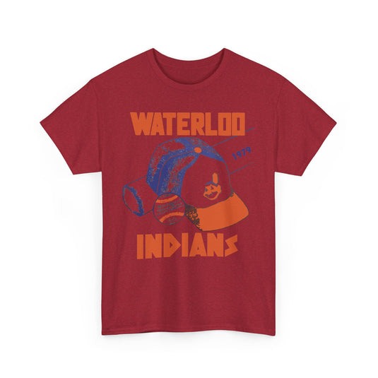 Waterloo Indians Baseball 1977-1988 Iowa T-shirt