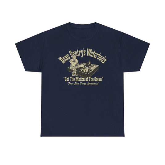 Beau Gentrys Waterbeds San Diego California Store T-shirt