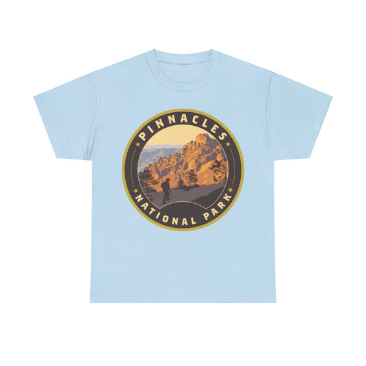 Pinnacles National Park California Round Logo T-shirt