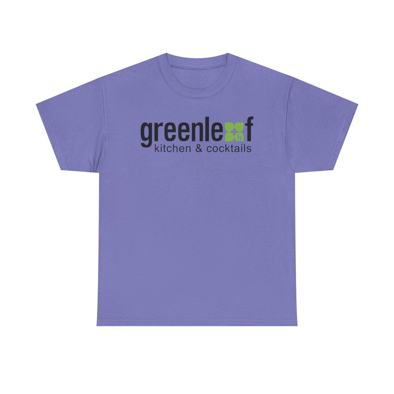Load image into Gallery viewer, Greenleaf Kitchen Cocktails T-Shirt Defunct Restaurant Bankrupt Logo Tee
