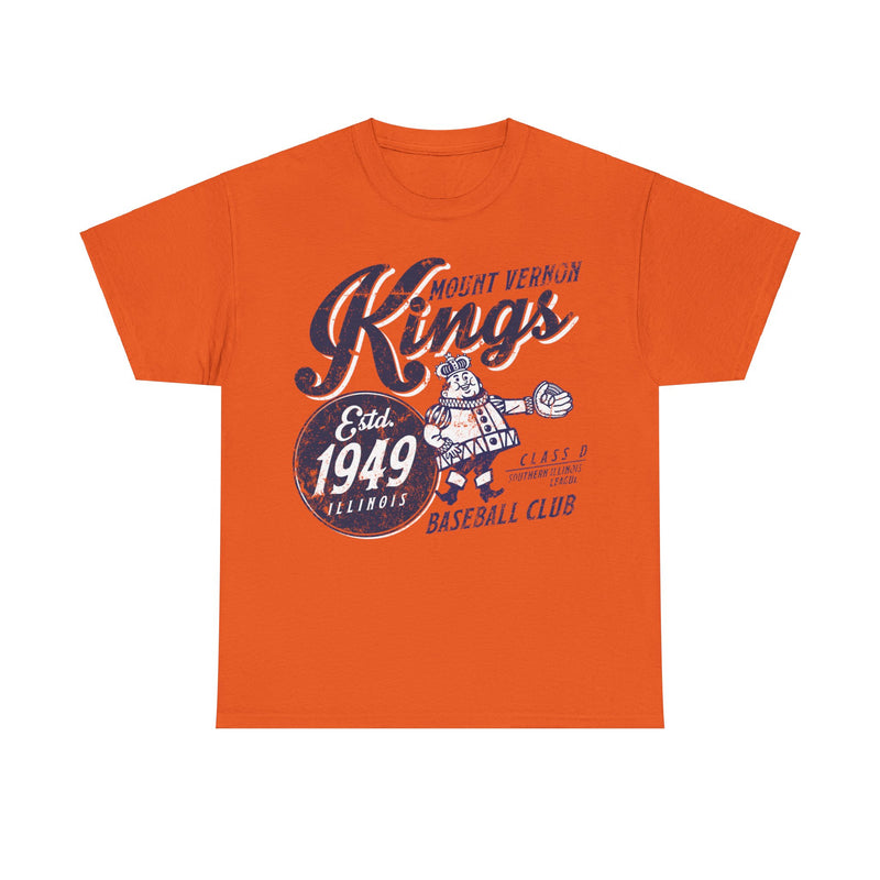 Load image into Gallery viewer, Mount Vernon Kings Est 1949 Illinois Baseball T-shirt
