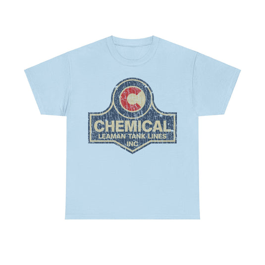 Chemical Leaman Tank Lines 1961 Trucking Distressed Print T-shirt