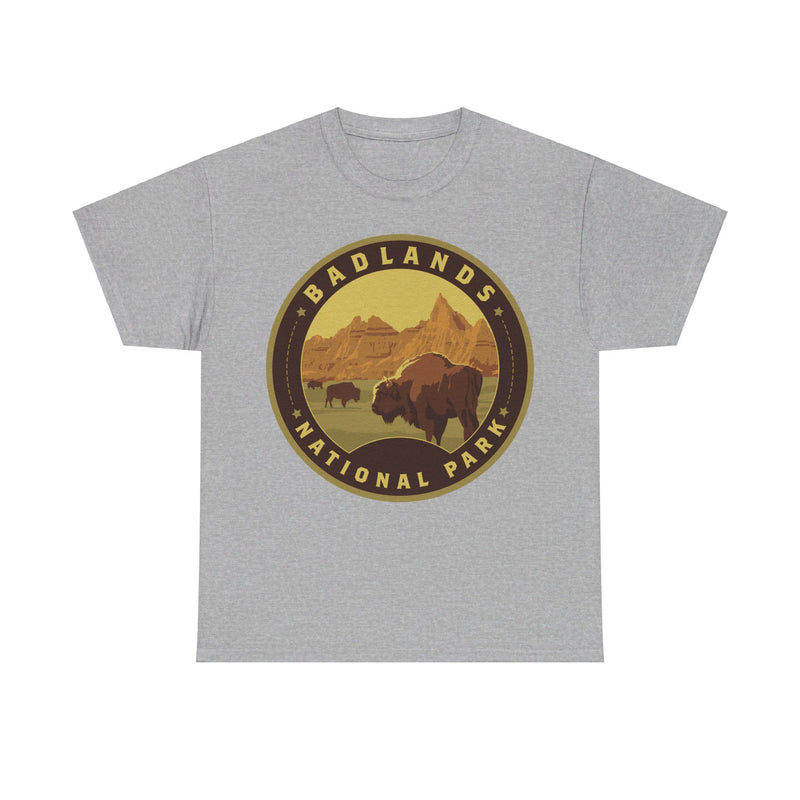 Load image into Gallery viewer, Badlands National Park South Dakota Round Logo T-shirt
