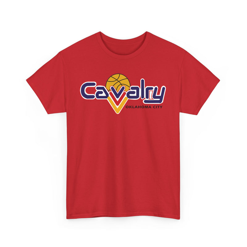 Load image into Gallery viewer, Oklahoma City Cavalry 1990-1997 CBA Basketball T-shirt
