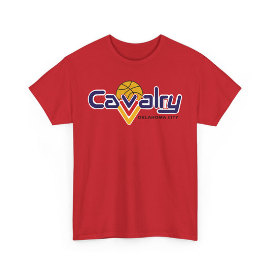 Oklahoma City Cavalry 1990-1997 CBA Basketball T-shirt