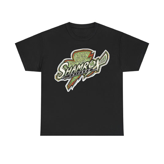 Chicago Shamrox Lacrosse Nostalgic Retro Logo T-shirt