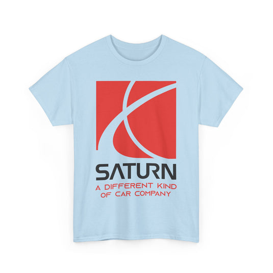 Saturn A Different Kind of Car Company Red S Logo T-shirt