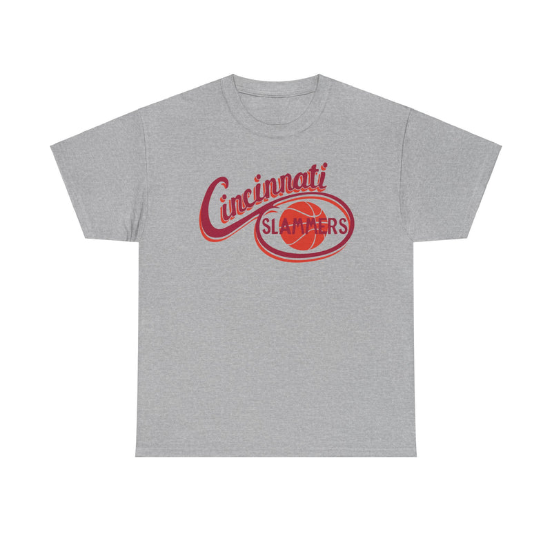 Load image into Gallery viewer, Cincinnati Slammers Ohio CBA Basketball 1984-1987 T-shirt
