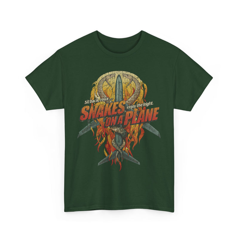 Load image into Gallery viewer, Snakes on a Plane 2006 Action Thriller Movie T-shirt
