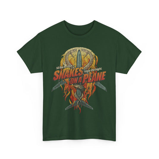 Snakes on a Plane 2006 Action Thriller Movie T-shirt