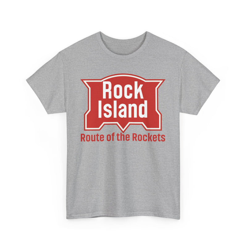 Load image into Gallery viewer, Rock Island Route of Rockets Vintage Railroad Logo T-Shirt

