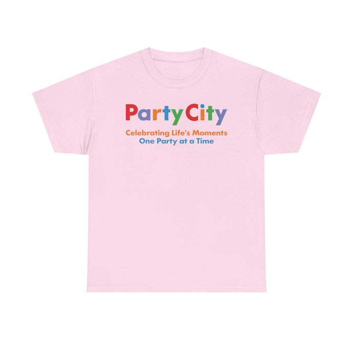 Party City Defunct Party Supply Store T-Shirt Celebrating Life's Moments Tee
