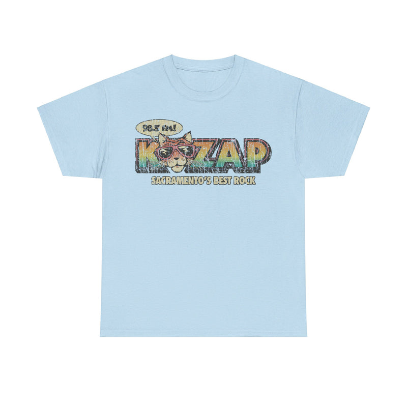 Load image into Gallery viewer, KZAP Sacramento California Cool Cat 98.5 FM Radio Station T-shirt
