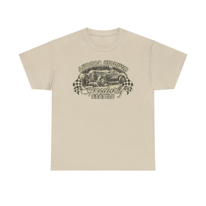 Load image into Gallery viewer, Aurora Stadium Speedway 1941 Seattle Washington Car T-shirt
