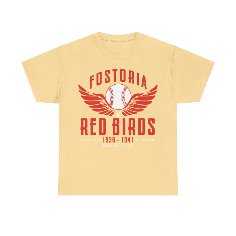 Load image into Gallery viewer, Fostoria Red Birds Est 1936 Ohio Baseball T-shirt
