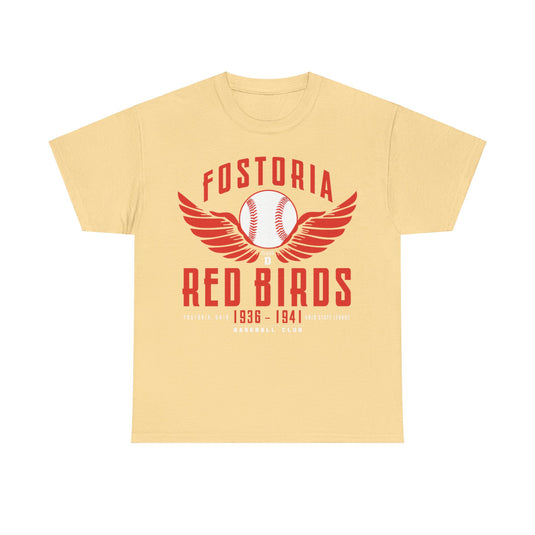 Fostoria Red Birds Est 1936 Ohio Baseball T-shirt