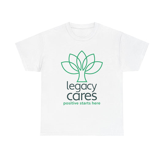 Legacy Cares T-Shirt - Nonprofit Sports Industry Bankrupt Logo Tee