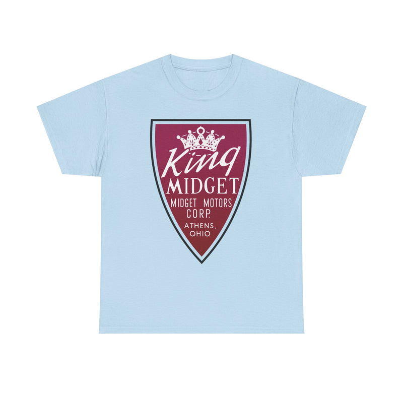 Load image into Gallery viewer, King Midget Motors Corp Athens Ohio Crown Logo Microcar T-shirt
