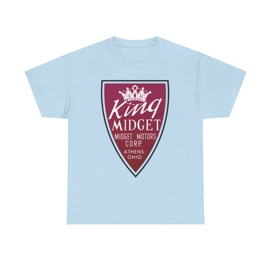 King Midget Motors Corp Athens Ohio Crown Logo Microcar T-shirt