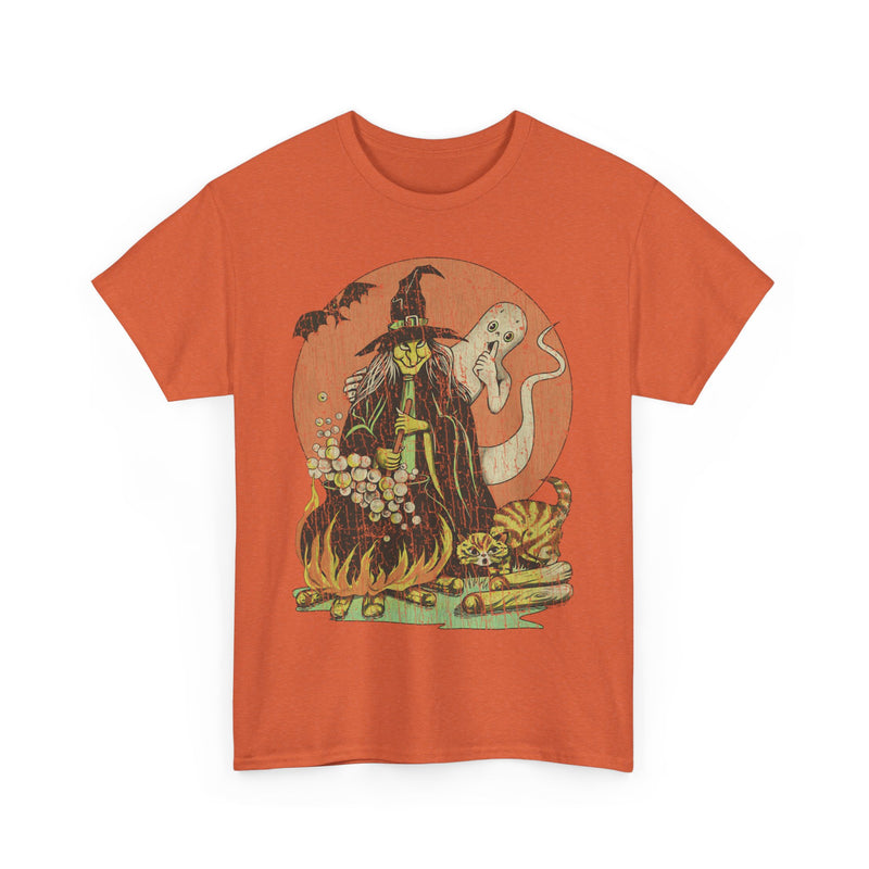 Load image into Gallery viewer, Witch&#39;s Boo 1963 Ghost Cat Bat Halloween Animated TV Show T-shirt
