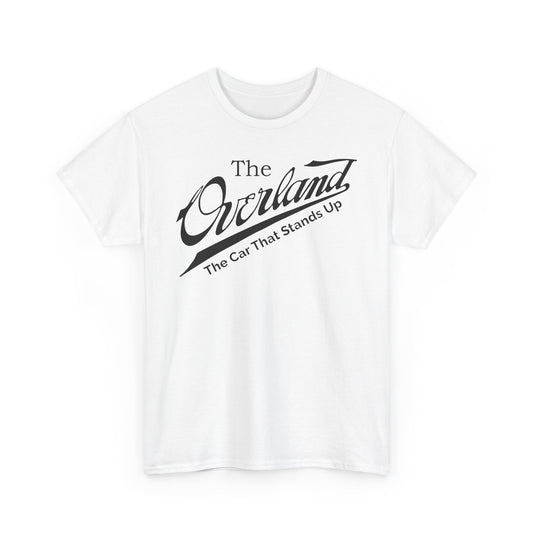 Overland The Car That Stands Up Classic Script Logo T-shirt