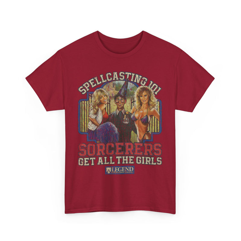 Load image into Gallery viewer, Spellcasting 101 Sorcerers Get All the Girls 1990 Adventure Video Game T-shirt
