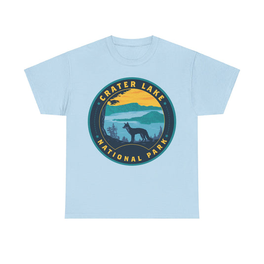 Crater Lake National Park Oregon Round Logo T-shirt