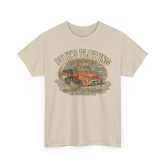 Petes Plowing Pittsburgh Pennsylvania Nostalgic T-shirt