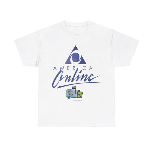 AOL America Online Website You've Got Mail Nostalgic T-Shirt