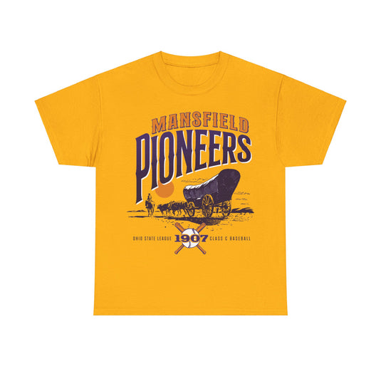 Mansfield Pioneers Est 1907 Ohio Baseball T-shirt