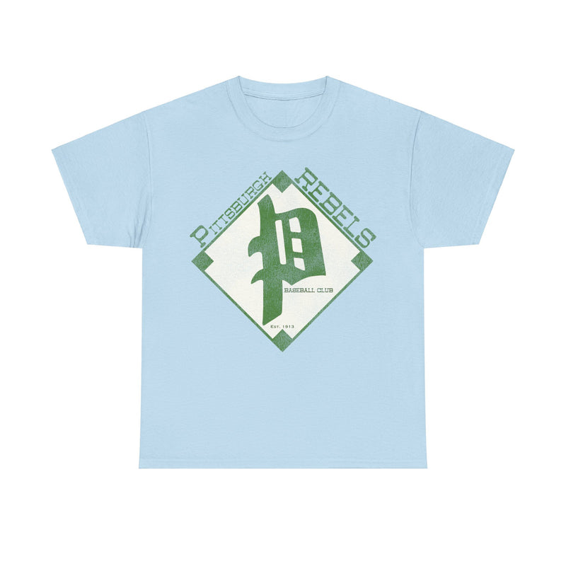 Load image into Gallery viewer, PIttsburgh Rebels Est 1913 Nostalgic Retro Baseball Team T-shirt
