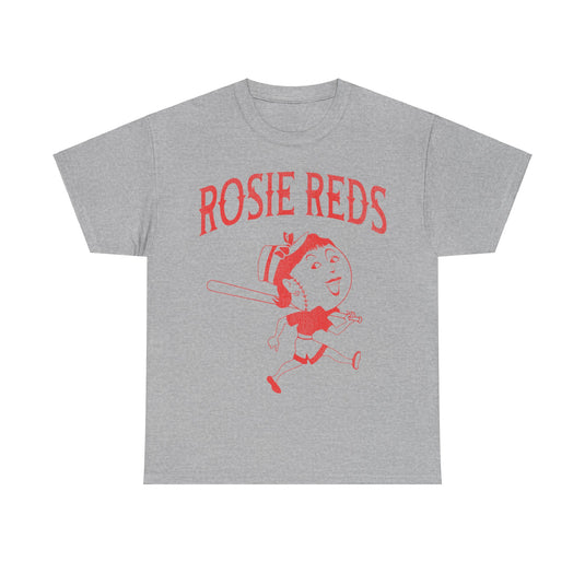 Cincinnati Rosie Reds Womens Nostalgic Retro Baseball Team T-shirt