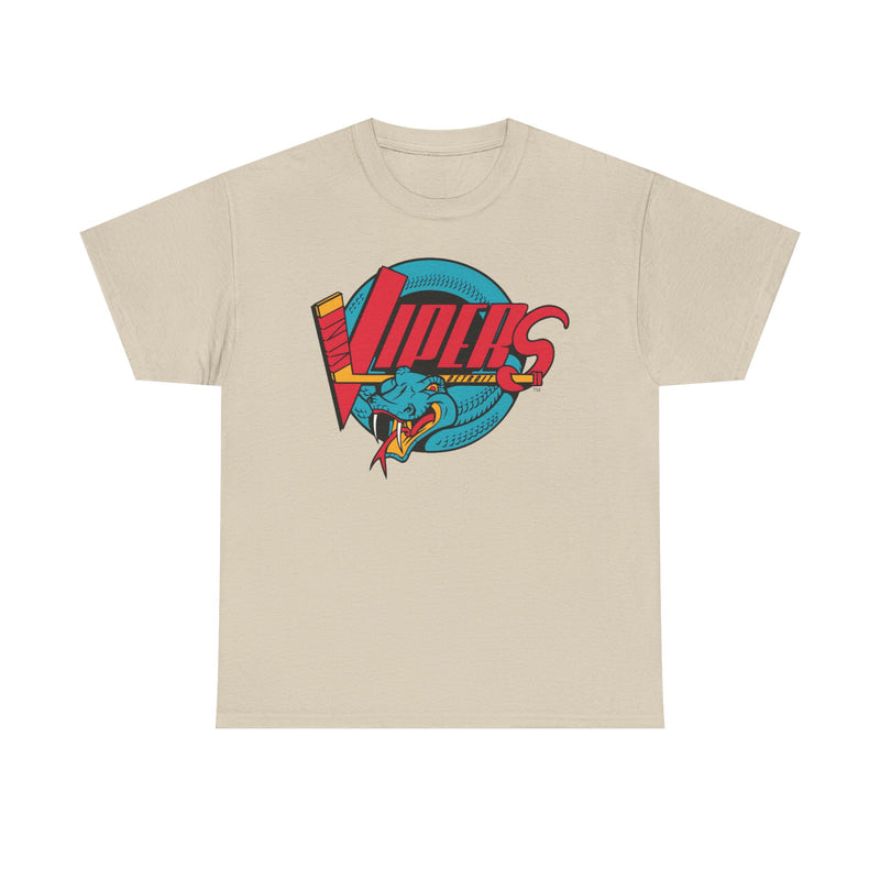 Load image into Gallery viewer, Detroit Vipers Logo Michigan Hockey Team T-shirt
