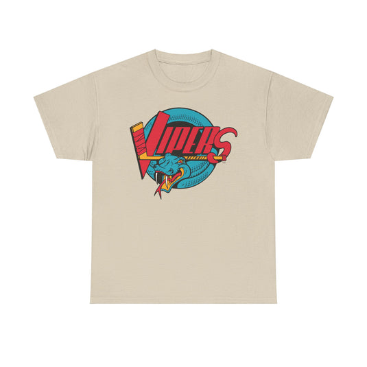 Detroit Vipers Logo Michigan Hockey Team T-shirt