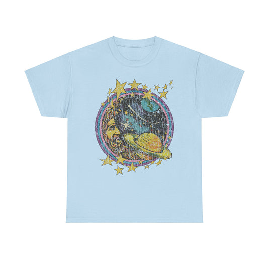 Cosmic Man in The Moon Nostalgic Retro T-shirt
