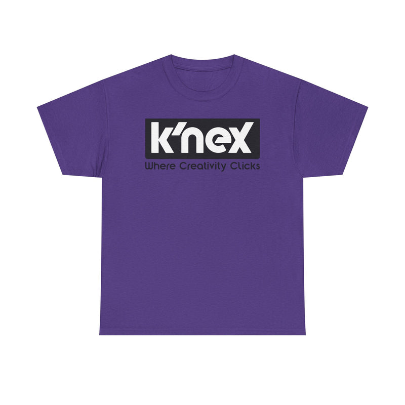 Load image into Gallery viewer, K&#39;NEX Defunct Building Toys T-Shirt Where Creativity Clicks Construction Set Tee
